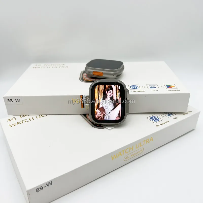 Newest Reloj Dw88 Ultra 4g Smartwatch Android Wifi Network Gps Calls ...