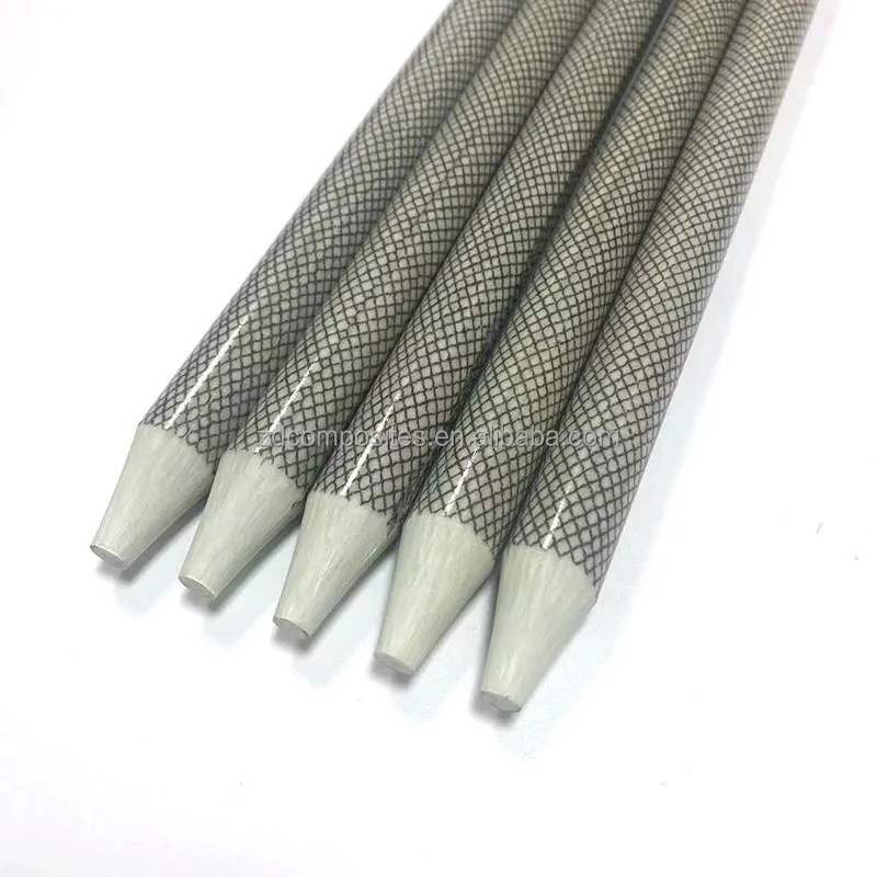 product high strength frp fiberglass solid rod stake uv polyester veil finish frp plant stick-3