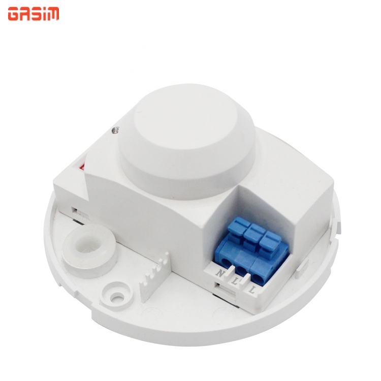 Sensore a microonde - SK-600 Sensore radar a microonde 360° Corpo rilevatore di movimento Interruttore luminoso a induttanza automatica 220- 240V