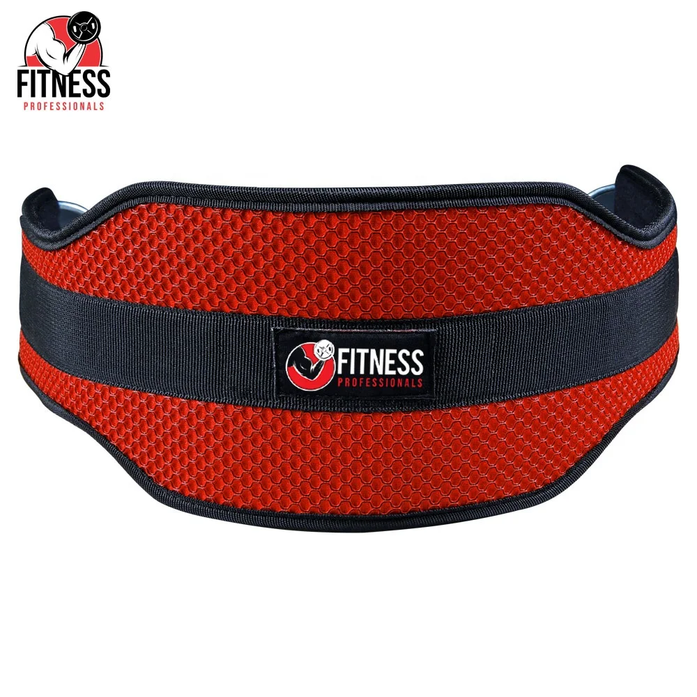 Weight Lifting Belt Neoprene Gym Fitness Workout Double Support Brace 4" 