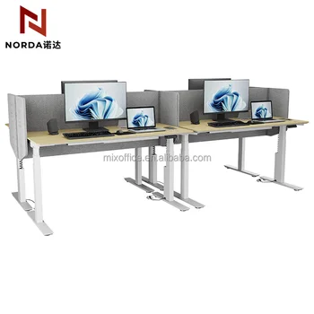 Modern Home Officefolding Table Desk  Electric Adjustable Height Luxury Office Folding Table