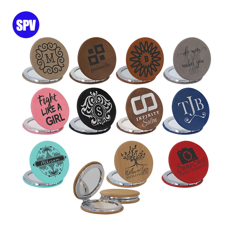 Laser Engraving Products Blank Compact Mirror, Laser Engravable Blanks Makeup Mirror, Laser Blanks Wholesale manufacture