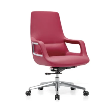 Factory Office Furniture Boss  Swivel Chair Commercial Furniture High Back Genuine Leather Office Chair
