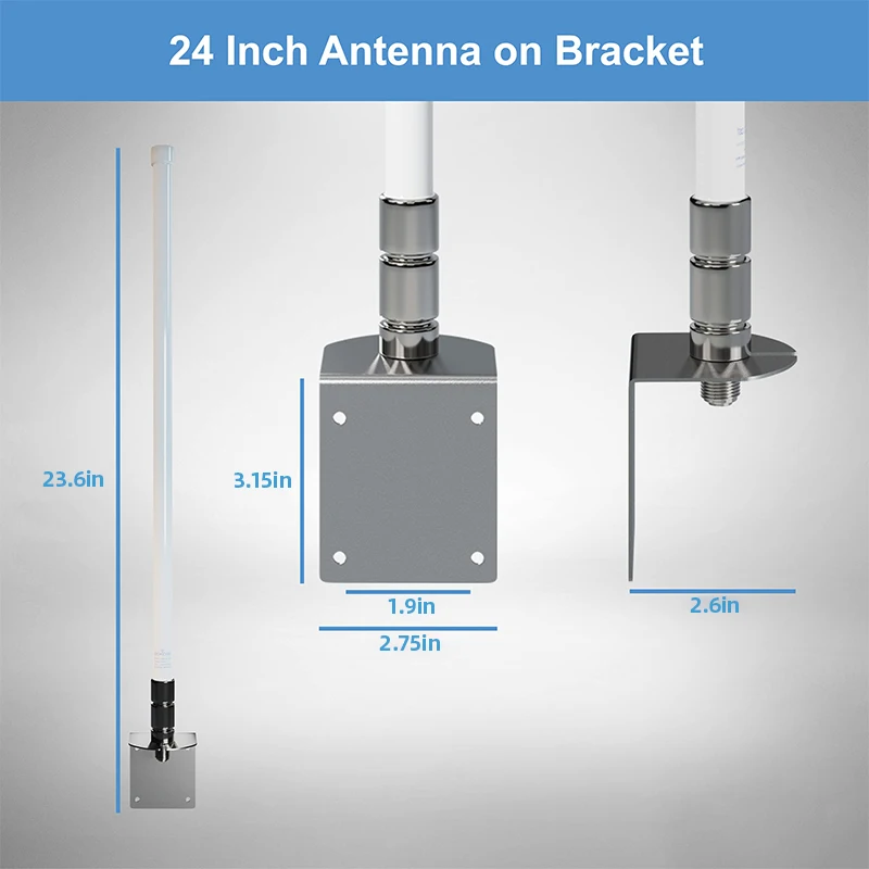 10 Dbi High Gain 4G LTE 5G Wideband Outdoor Antenna