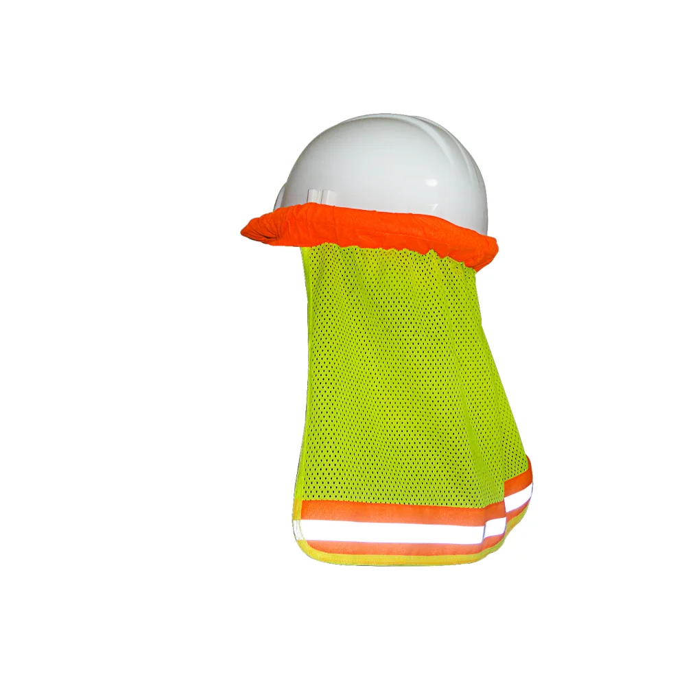 JOINSI 4-Pack Hard Hat Sun Shade & Neck Gaiter Set - Full Brim Mesh Visor With Reflective Strip For Outdoor Work - View #3