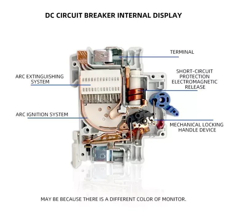 Schneiderr 500v 32a Dc Circuit Breaker Dc Mcb 63a Rated Current 2p 3p