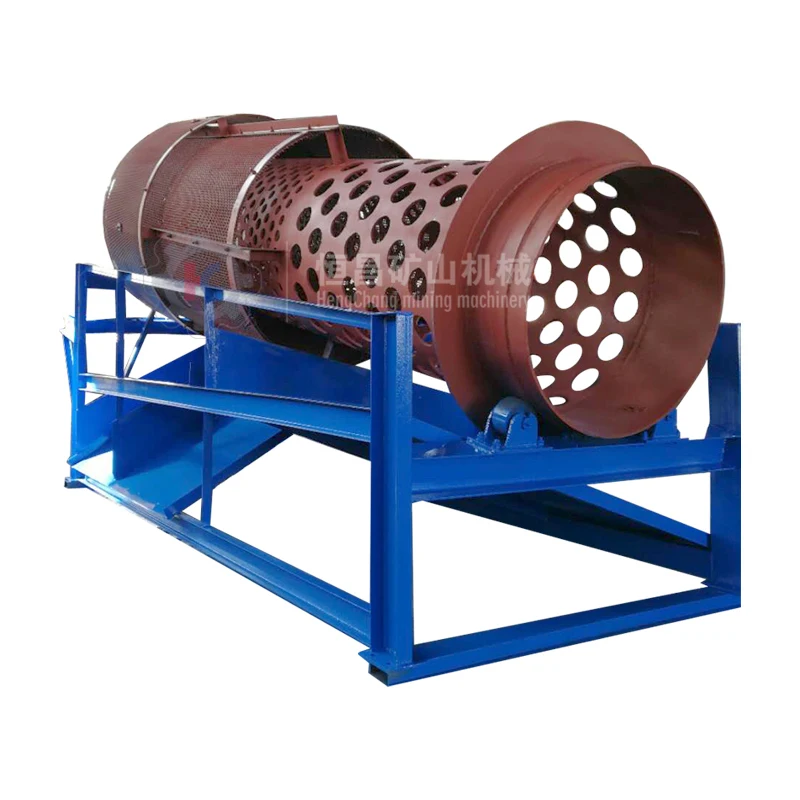 Mini Gold Trommel with Rotary 3mm Mesh Screen for Gold Mining Washing Plant