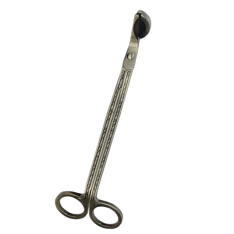 Wholesale Custom Stainless Steel Candle Wick Scissor Shears Copper