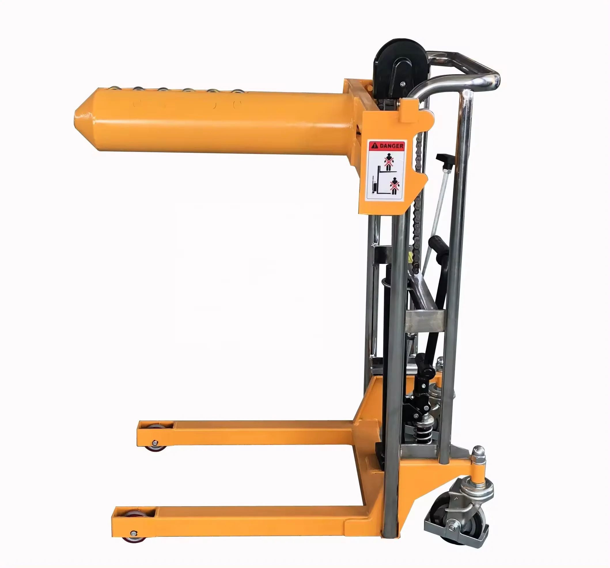 Manual Paper Roll Stacker Hydraulic Reel Lifter Coil Material Lift Stacker