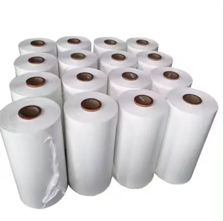 Factory Price Transparent LDPE Polyolefin Material PE Heat Shrinkable Wrap Roll Soft for Beer Mineral Water Shrink Packaging