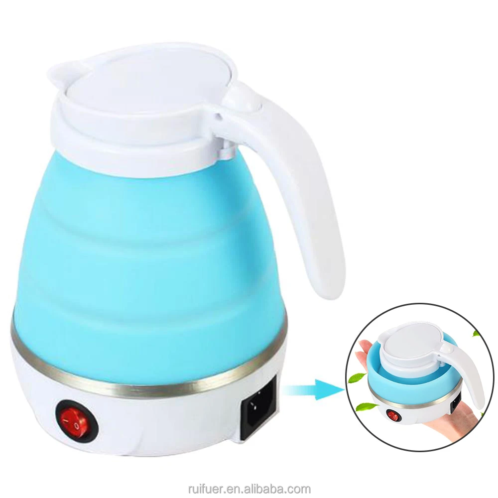 600ml travel folding electric water kettle-collapsible