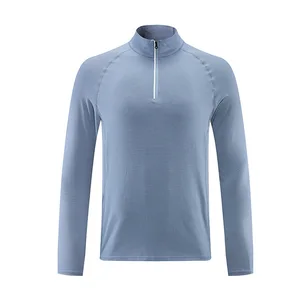 TOPKO High Quality Manufacture ODM OEM Wholesale Streetwear Men Long Sleeve T-shirt Print Plain Outdoor  Clothing