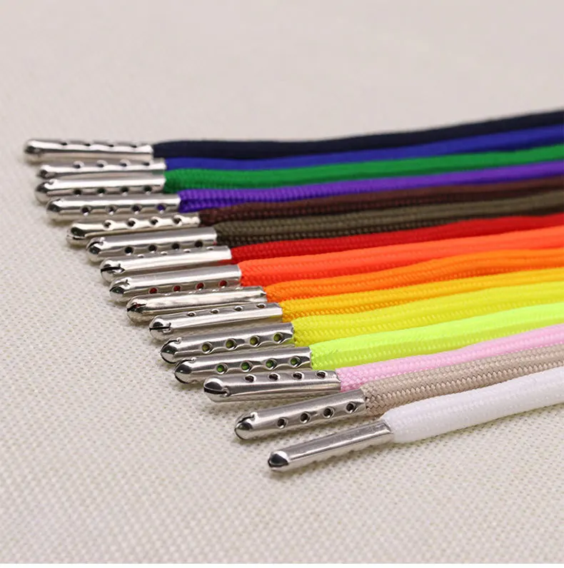 The Factory Spot 130cm Multi-color Custom  Hoodie Rope Beach Pants Polyester Round Rope  Drawcord String