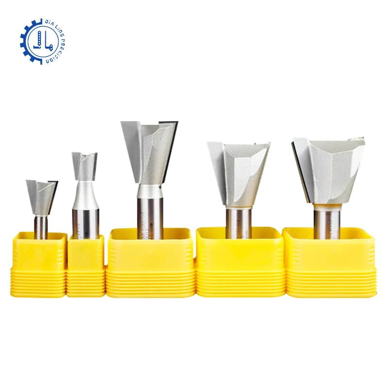 Fresa A Coda Di Rondine In HSS - Per Metallo, Legno E Lavorazioni Di Precisione | Gambo Dritto, Angolo 45&deg; O 60&deg;