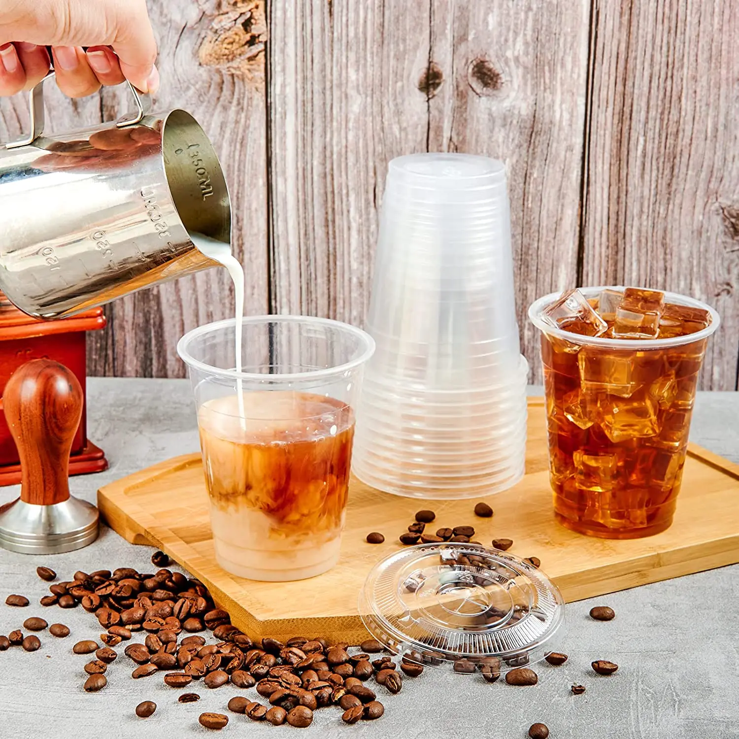 Disposable Transparent Plastic Cups - Perfect for Drinks