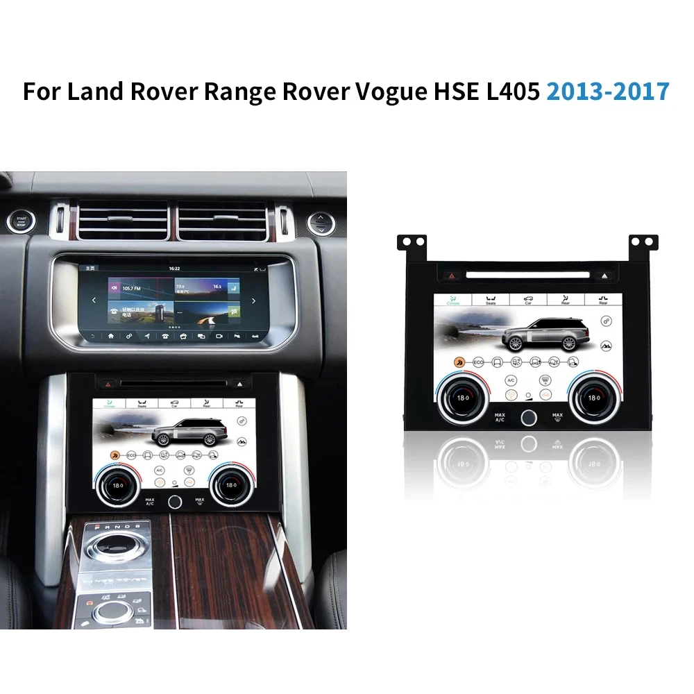 NaviHua 9 Inch Car Climate Control Panel LCD Board Air Conditioner AC Screen Panel for Land Rover Range Rover Vogue L405