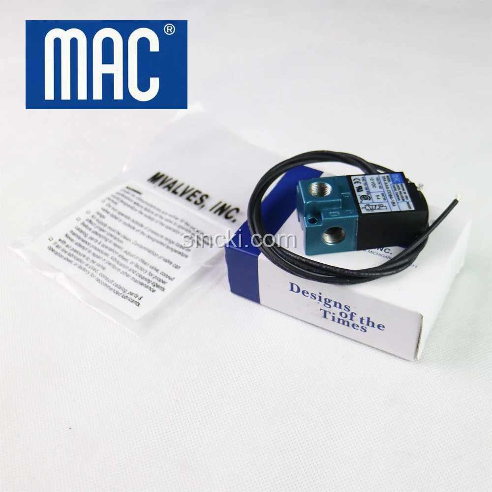 MAC Type 35 Series Direct Solenoid and Pilot Operated Valve Used for Air Lubricator in Machinery Applications