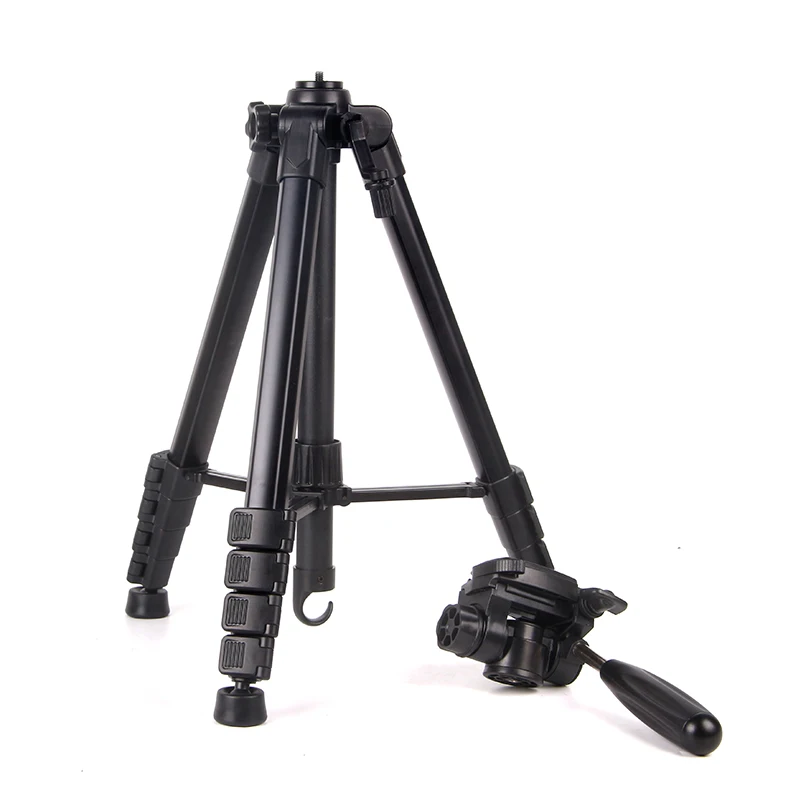 3方向パンチルトヘッド、伸縮式1700mm、携帯電話/一眼レフカメラ用三脚 
