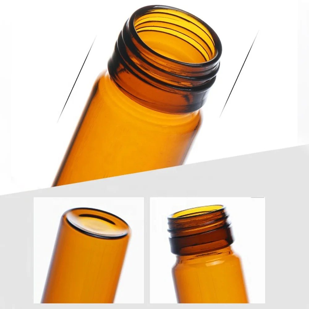 10ml Empty Amber Glass Bottle Vials  Glass Vial