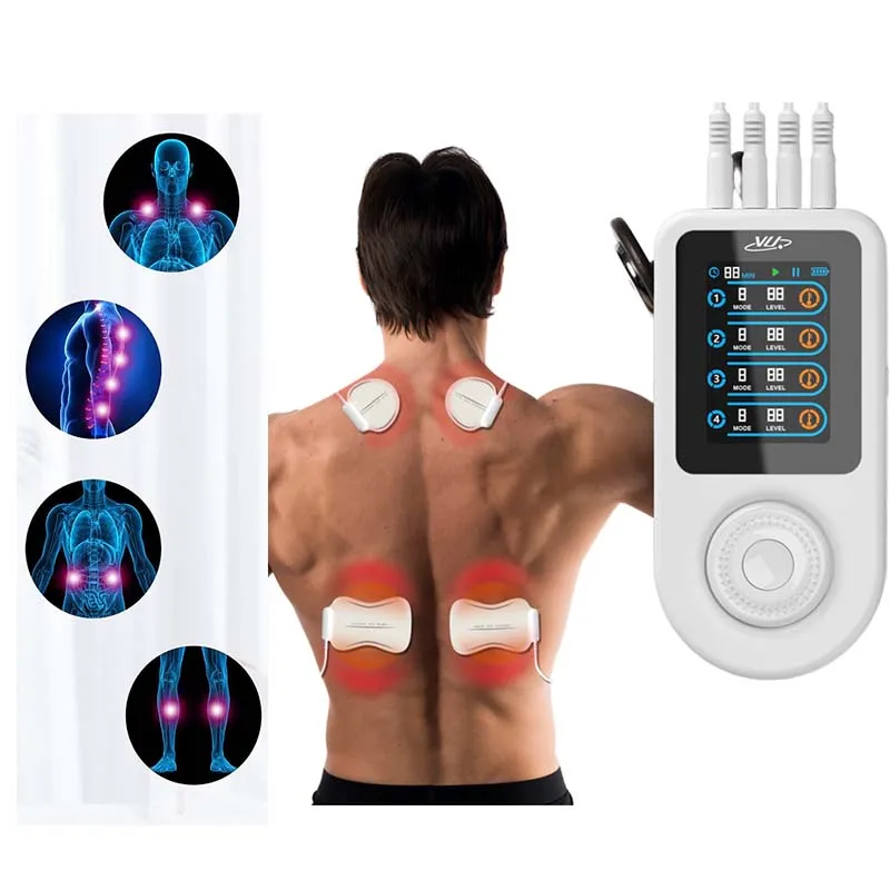 hot selling heated electric pulse massager ems muscle stimulator-60