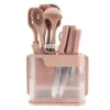 Pink silicone kitchenware set of 17