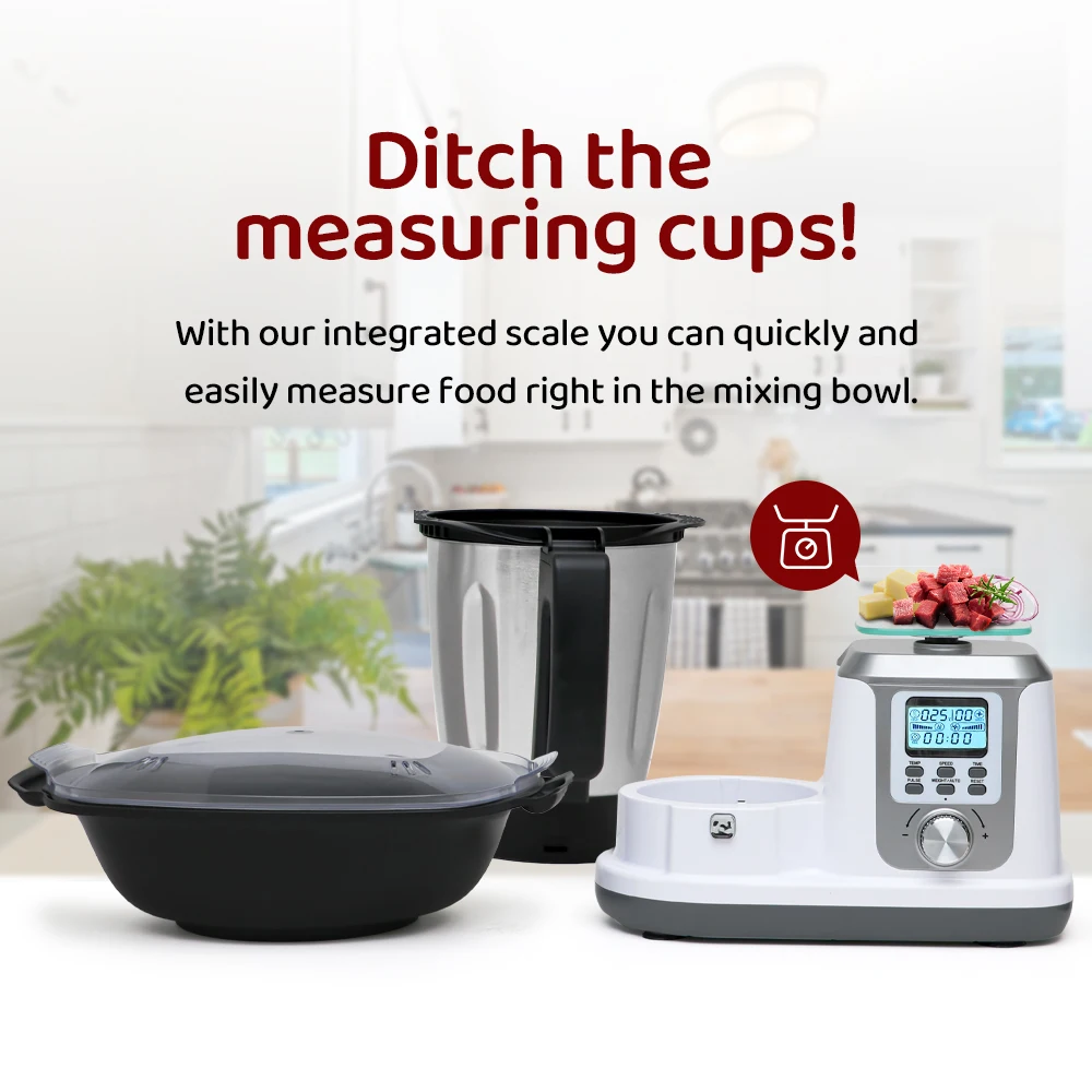 New Style Multi-function  Thermal Cooker 1200W Kitchen Appliances 3.5L Soup Maker sealed New Thermomixer Tm6