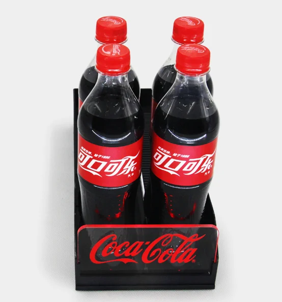 Grocery Store LED Lighting Beverage Display Rack Promotion Box