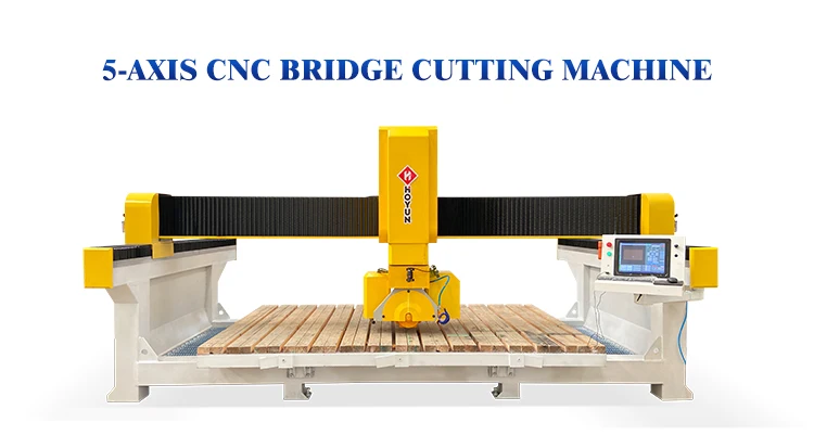 HOYUN CNC Cut Stone Granite Slab Machine - High Accuracy