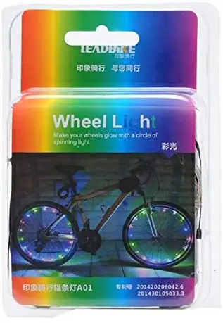 Superbsail Bike Wheel Light Dazzling Music Lighting Decoration USB Battery Powered Bicycle Self Adhesive Led Strip Lights factory