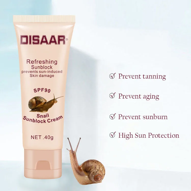 snail sunblock cream spf 90