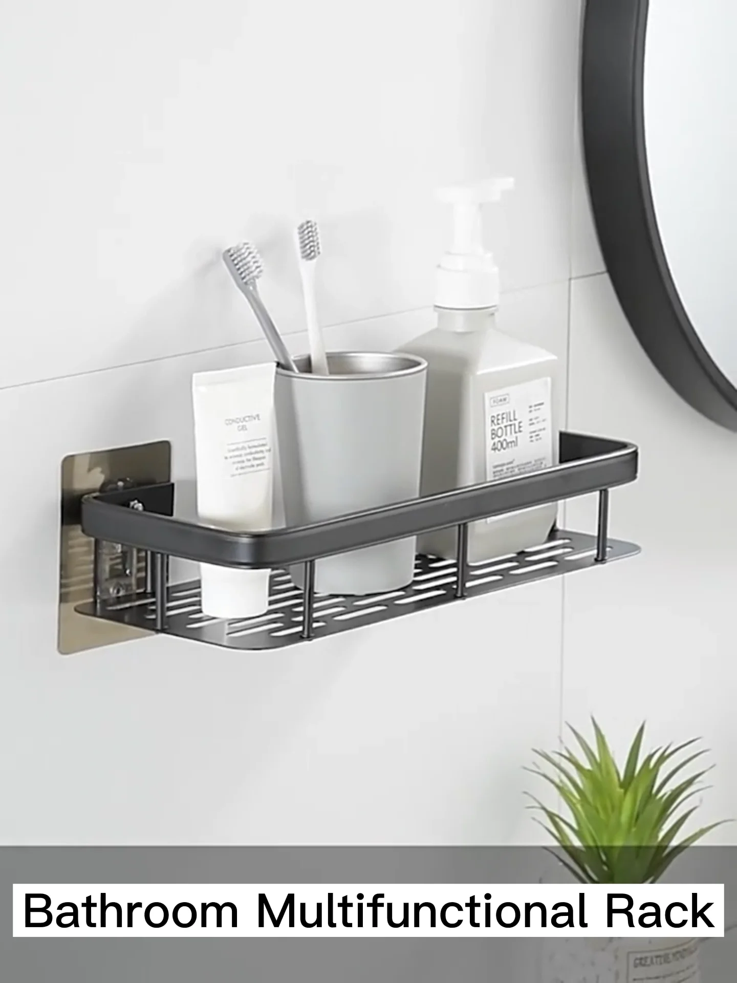 High Quality Aluminum Waterproof Wall Mounted Shower Rack Bathroom ...