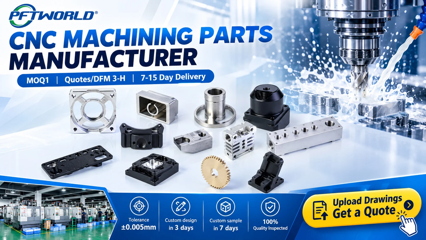 product oem custom cnc machined brass adapter block turned  milled small batch drawing based manufacturing-1