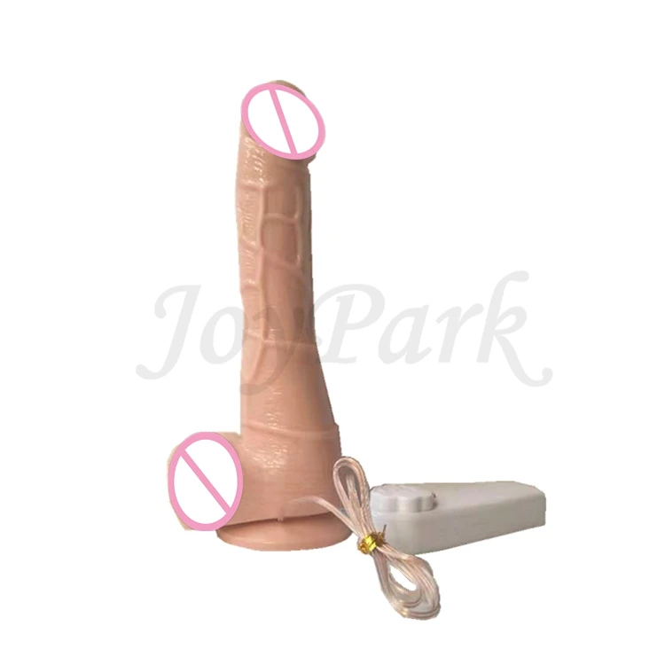 JoyPark China Supplier Realistic 7-Inch Multi-Speed Vibrating Rotation  Penis Dildo Phthalate-Free Waterproof for Women