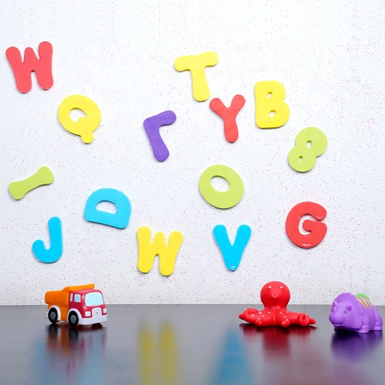 2 Ensembles Jouets De Bain Éducatifs EVA De Chiffres Et Alphabet Jouets