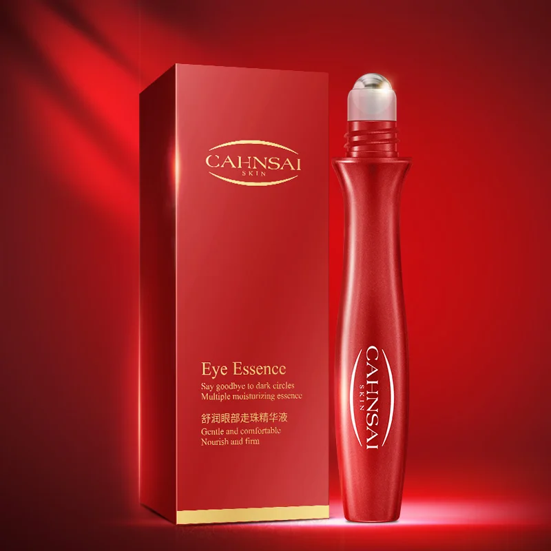 CAHNSAI BIOAQUA Factory Dark Circles Anti Puffiness Wrinkle Aging Bags Fine Lines Firming Roll on Essence Skin Care Serum