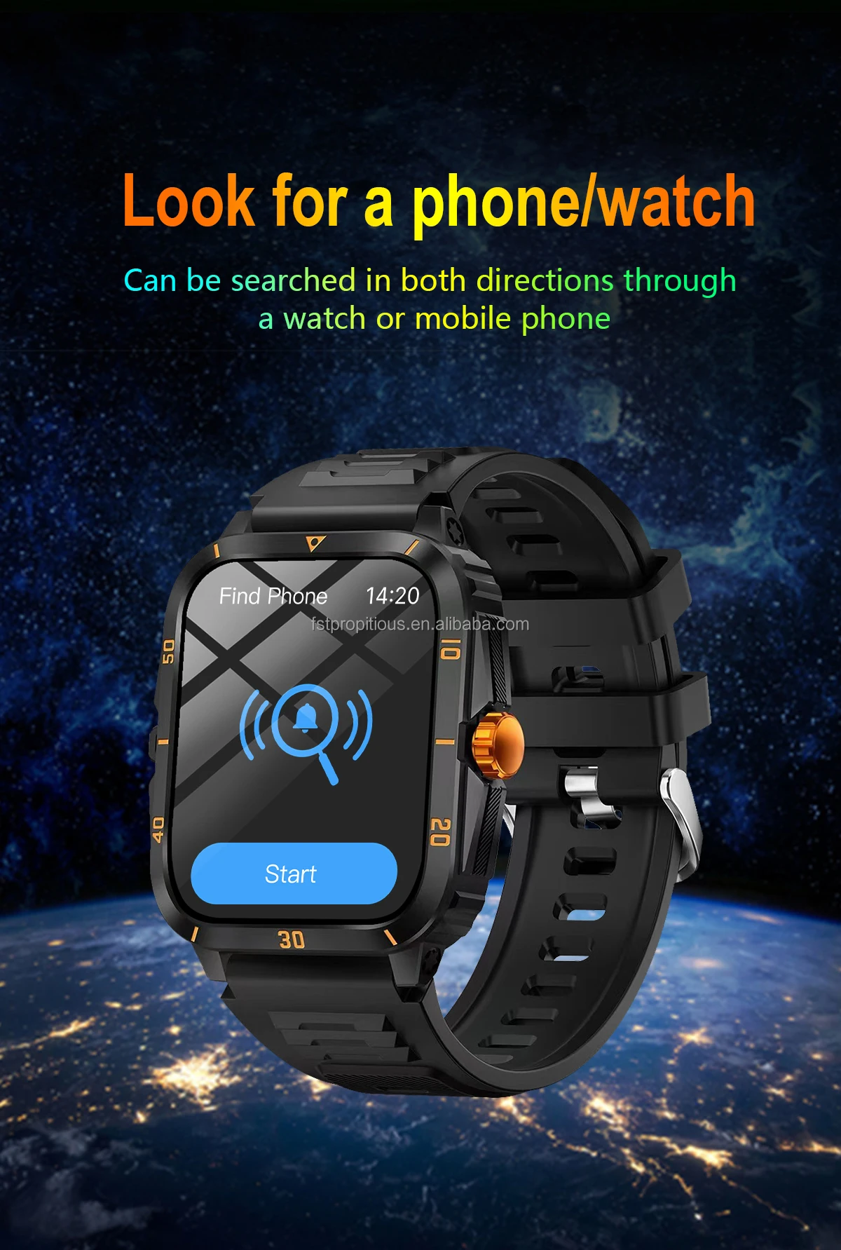 H23 Smart Watch Fitness Tracker with MP3 Photo Control