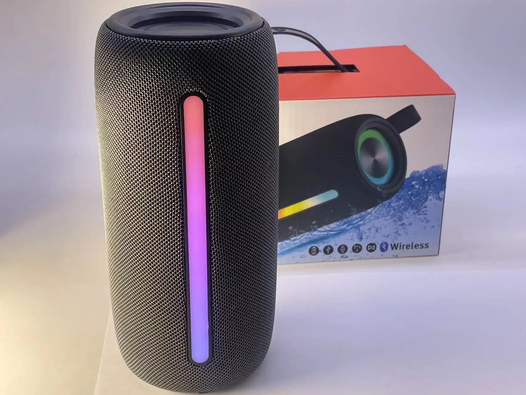 Custom Logo Bluetooth Speaker Rgb Bt Wireless Mini Small Portable With