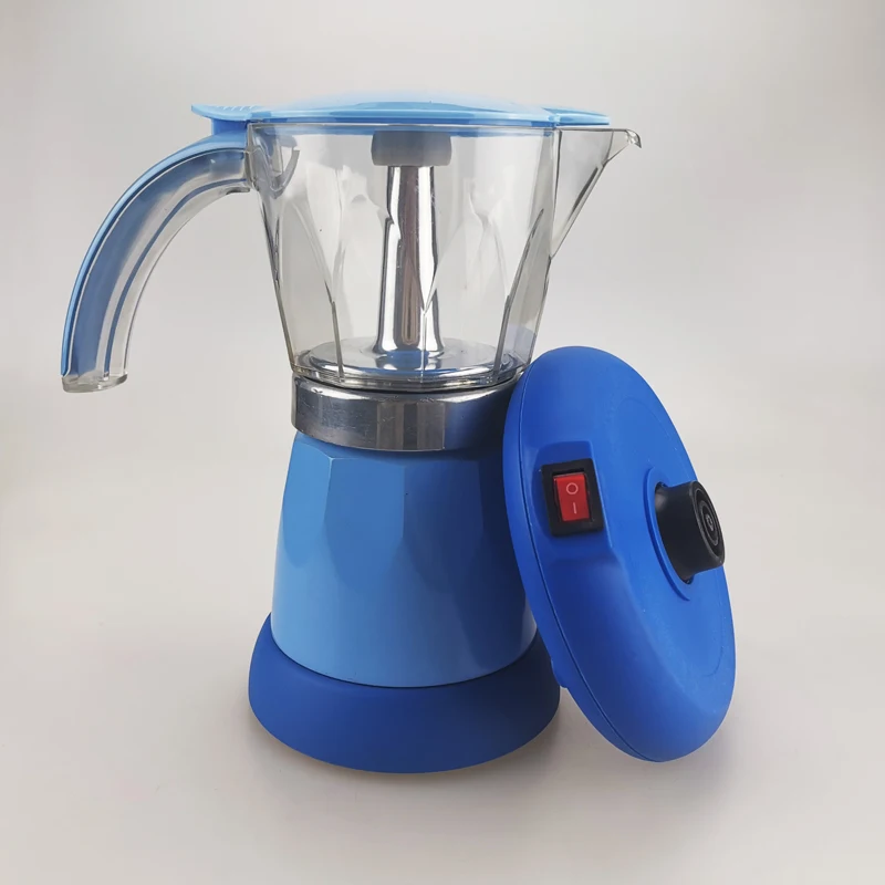 Spanish Coffee Maker Electric Coffee Machine Blue/Red/Green/Silver - China  Electric Coffee Maker and Electric Aluminum Coffee Maker price