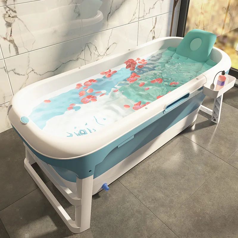 Хороший продаж 1,38 м окремо стояча складна ковша для ванної кімнати Портативна пластикова складна ванна Ванна/Для дорослих