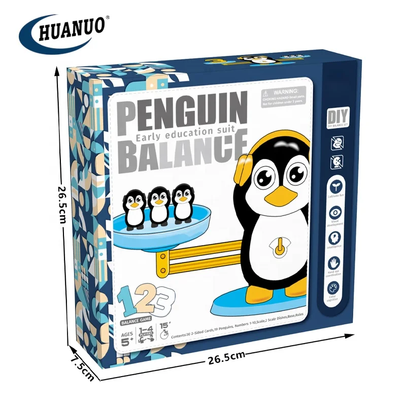 キッズSTEM学習おもちゃペンギンバランスおもちゃ数学数バランス