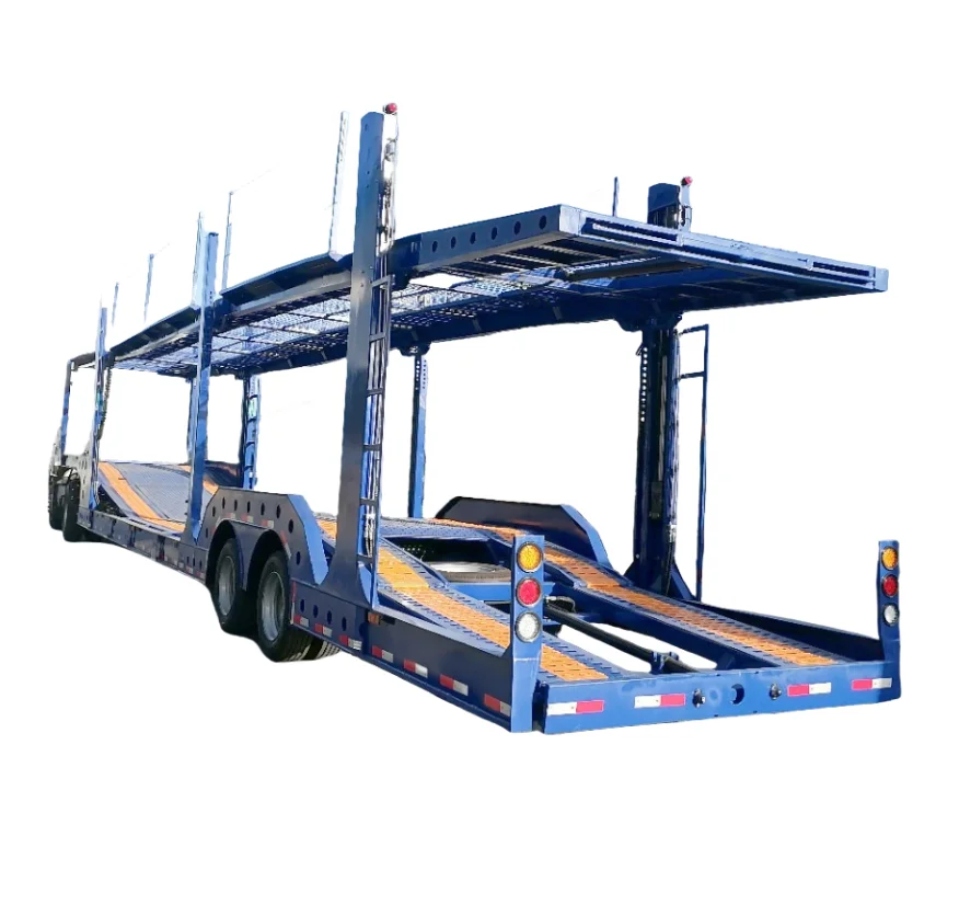 2axles 8 Seats Car Carrier Trailer for Cars Transportation
