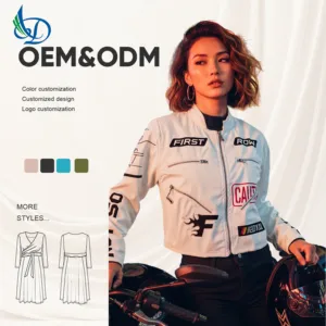 Custom Ladies Vintage Baseball Jacket Women's Woven Bomber Streetwear Hiphop Note This Output Contains 12 Words Following