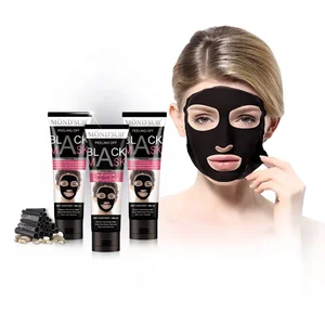 Private Label Black Peel Off Mask Aloe Pore Cleansing Bamboo Charcoal Blackhead Mask