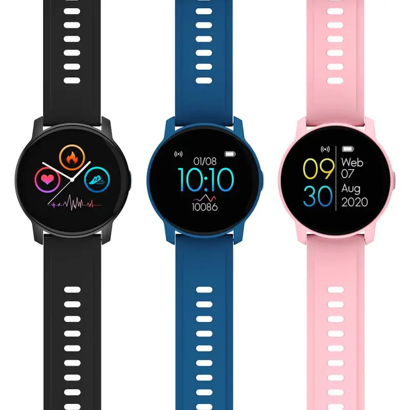 Smart Watch Girl Watch Heart Rate Monitor Call Reminder Full Touch for IOS Android Phone W9 SmartWatch