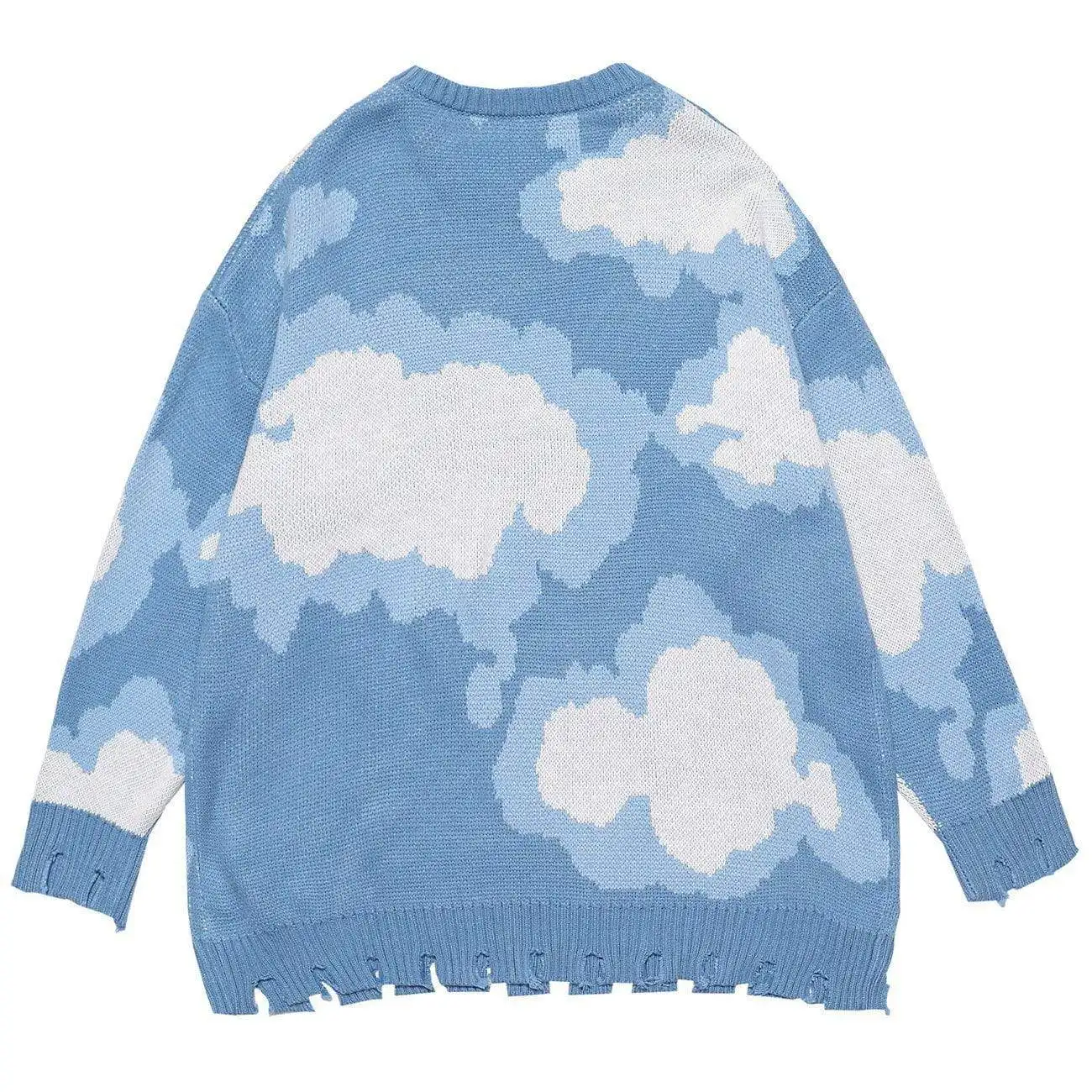 DiZNEW Wholesale New Winter 2021Clouds Shapes Print Blouse Men's Sweater manufacture