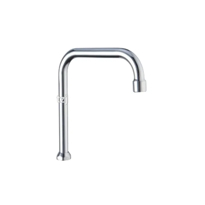 J S 010 400mm Kitchen Tap Parts Faucet Pipe Polish And Chrome Plated Faucet Buy Double Kitchen Faucet Spout Chrome Plated Copper Pipe Long Spout Faucet Product On Alibaba Com