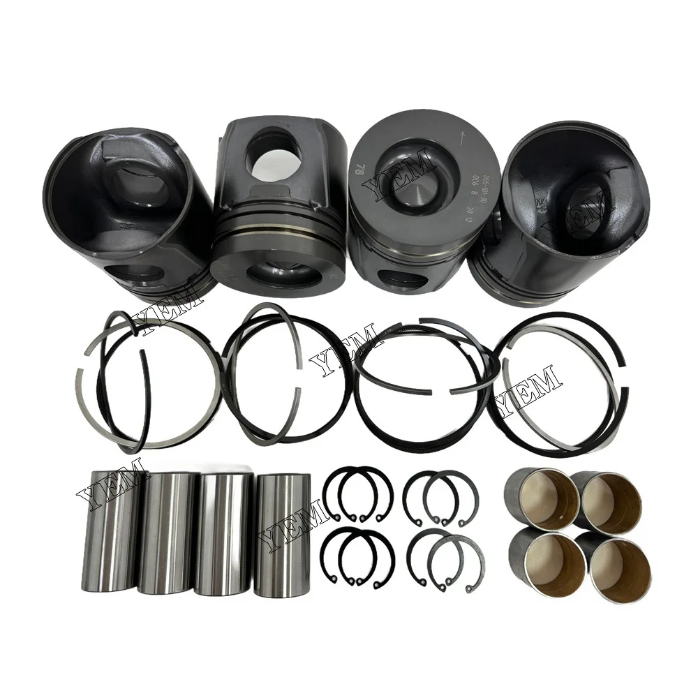 Piston Kit Fit for SDEC D4114ZG3B Engine 3