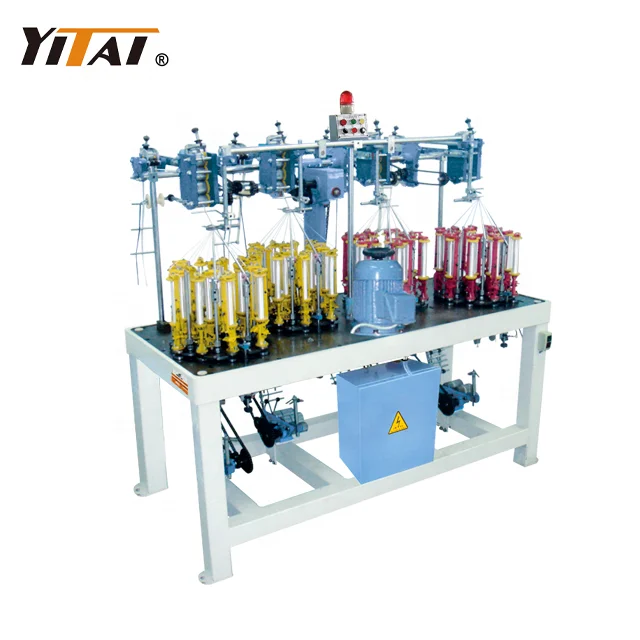 YTS 1/45 High Speed Machine Elastic Belt  for Making Round Skip Rope Bungee Rope Cord Braiding Machine