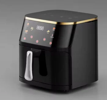 12L Household Stainless Steel Basket air fryer oven Custom Logo Electric Digital Smart Ovens Air Fryers with Light Indicator