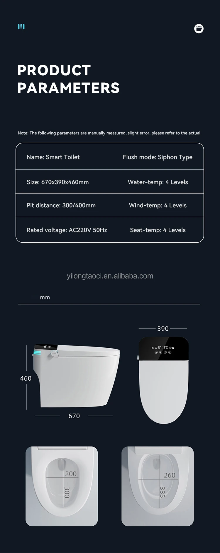 Smart Toilet with Foot Sensor Flush - Modern Sanitary Ware